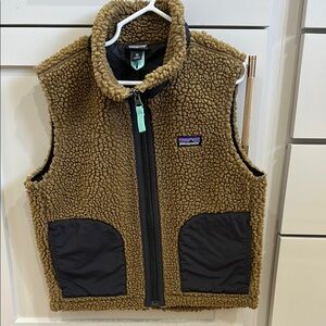Patagonia Kids Brown Fleece Vest